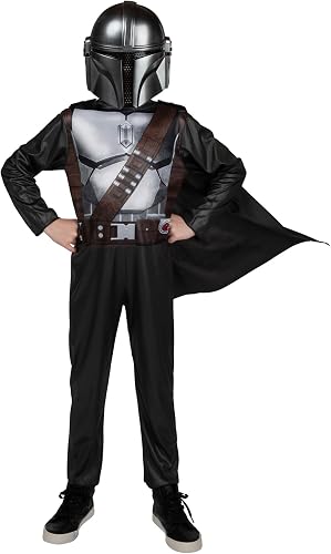STAR WARS The Mandalorian Official Youth Halloween Costume - Printed…